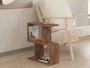 Hanah Home Mesa Auxiliar Pino Atlántico Diseño Escandinavo 45x51.4x17 cm